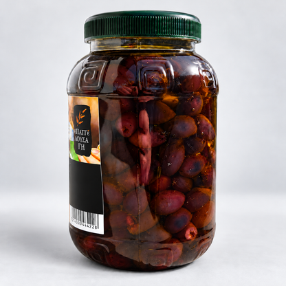 Măsline Kalamata Fara Samburi, In Ulei de Masline – 1 kg