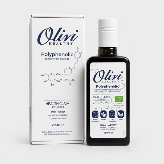 Ulei de Masline Extravirgin Bio cu Polifenoli Olivi Healthy – 250 ml