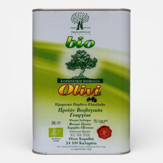 Ulei de masline Olivi extravirgin Bio 3L