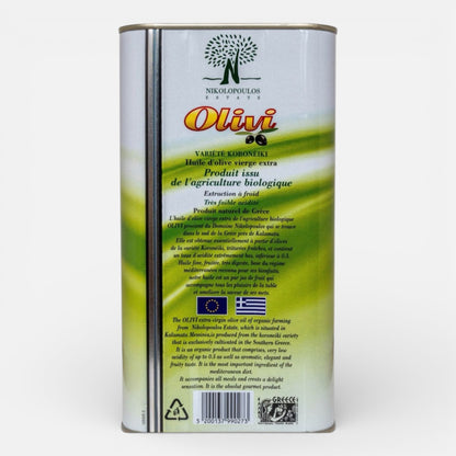 Ulei de masline Olivi extravirgin Bio 3L